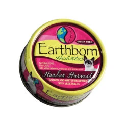 Earthborn Holistic Grain-Free Wet Canned Cat Food 39 Earthborn Holistic Grain-Free Wet Canned Cat Food -Pet Sales Store Harbor Harvest 5.5 oz Can Top