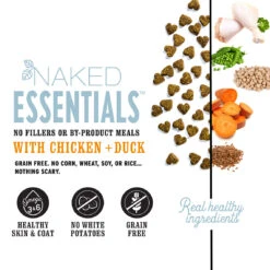 I And Love And You Naked Essentials Dry Dog Food 10 I And Love And You Naked Essentials Dry Dog Food -Pet Sales Store IandloveandyouNakedEssetialsChicken DuckDogProductFacts