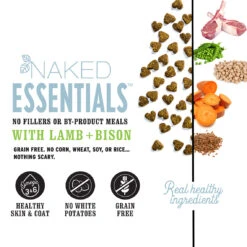 I And Love And You Naked Essentials Dry Dog Food 13 I And Love And You Naked Essentials Dry Dog Food -Pet Sales Store IandloveandyouNakedEssetialsLamb BisonDogProductFacts