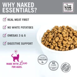 I And Love And You Naked Essentials Dry Cat Food -Pet Sales Store IandloveandyouNakedEssetialsSalmon TroutChecklist
