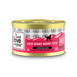 I And Love And You Pate Canned Cat Food -Pet Sales Store IandloveandyouNudeFoodBeefPateCatFood
