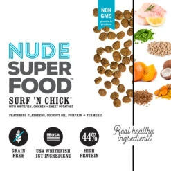 I And Love And You Nude Food Dry Cat Food -Pet Sales Store IandloveandyouNudeFoodSurfChickCatFoodProductFacts