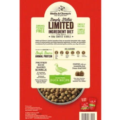 Stella & Chewy's Simply Stella Limited Ingredient Dry Food For Dogs -Pet Sales Store LID DUCK 3 5lb Back