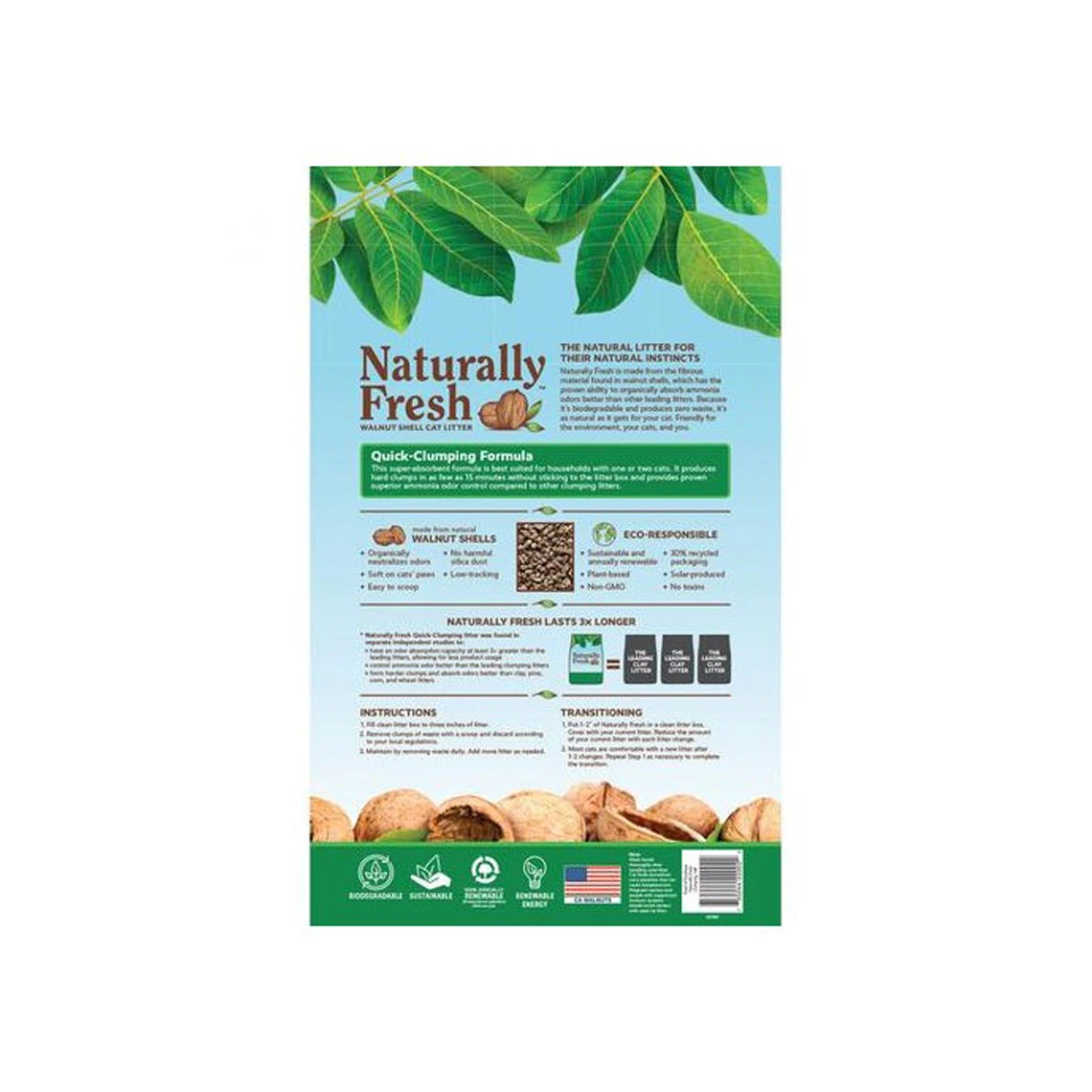 Naturally Fresh Quick Clumping Walnut Shell Cat Litter 6 Naturally Fresh Quick Clumping Walnut Shell Cat Litter - Image 6