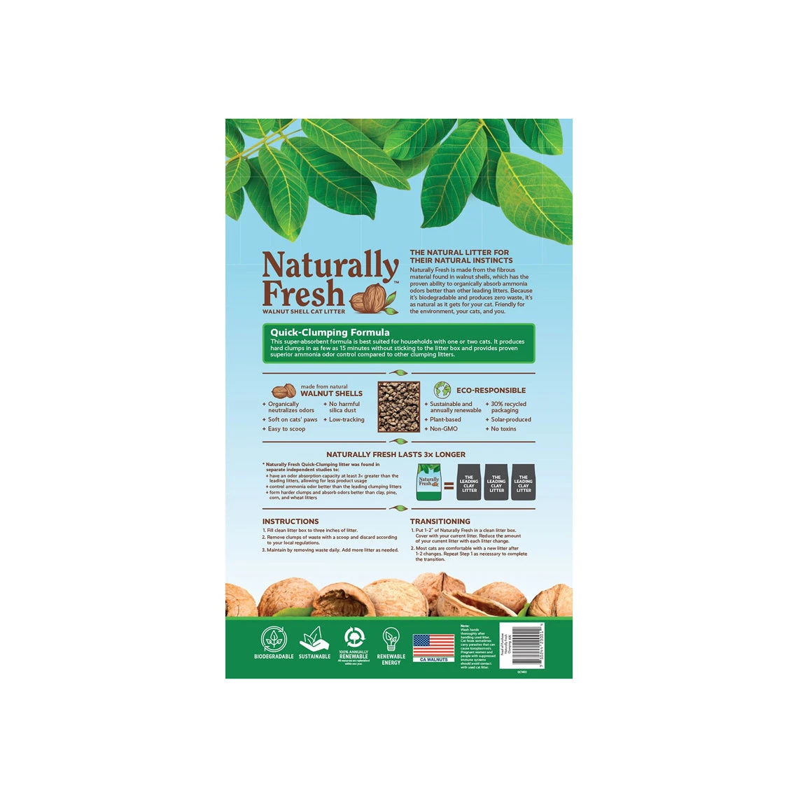 Naturally Fresh Quick Clumping Walnut Shell Cat Litter 4 Naturally Fresh Quick Clumping Walnut Shell Cat Litter - Image 4