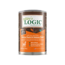 Nature's Logic Canine Duck & Salmon Feast 13.2 Oz Canned Wet Food For Dogs
