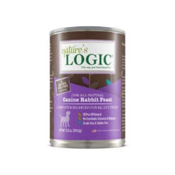 Nature's Logic Canine Rabbit Feast 13.2 Oz Canned Wet Food For Dogs