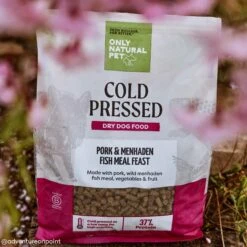 Only Natural Pet Pork & Menhaden Cold Pressed Dog Food -Pet Sales Store ONPPork MenhadenColdPressedDogFoodLifestyle