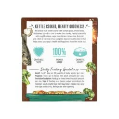 The Honest Kitchen One Pot Stew Dog Wet Food -Pet Sales Store OnePotStewSimmeredSalmon ChickenStewwithBroccoli BrownRice10.5ozCartonBack