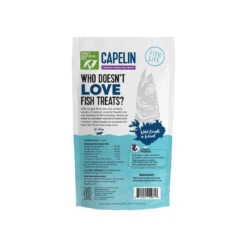 Only Natural Pet Capelin Crunchy Wild Caught Whole Fish Single Ingredient Dog Treats -Pet Sales Store OnlyNaturalPetCapelinDogTreatsBagBack