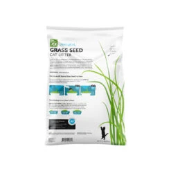 Only Natural Pet Non GMO Fast Clumping Grass Seed Cat Litter -Pet Sales Store OnlyNaturalPetGrassSeedLitterBagBack