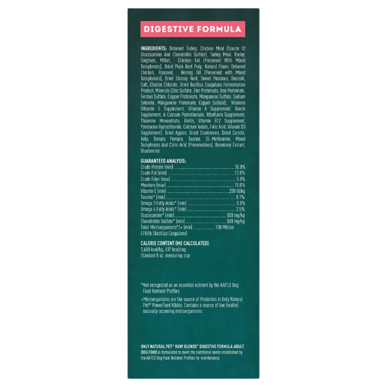 Only Natural Pet Raw Blends Digestive Care Dog Food For Sensitive Stomachs 6 Only Natural Pet Raw Blends Digestive Care Dog Food For Sensitive Stomachs - Image 6