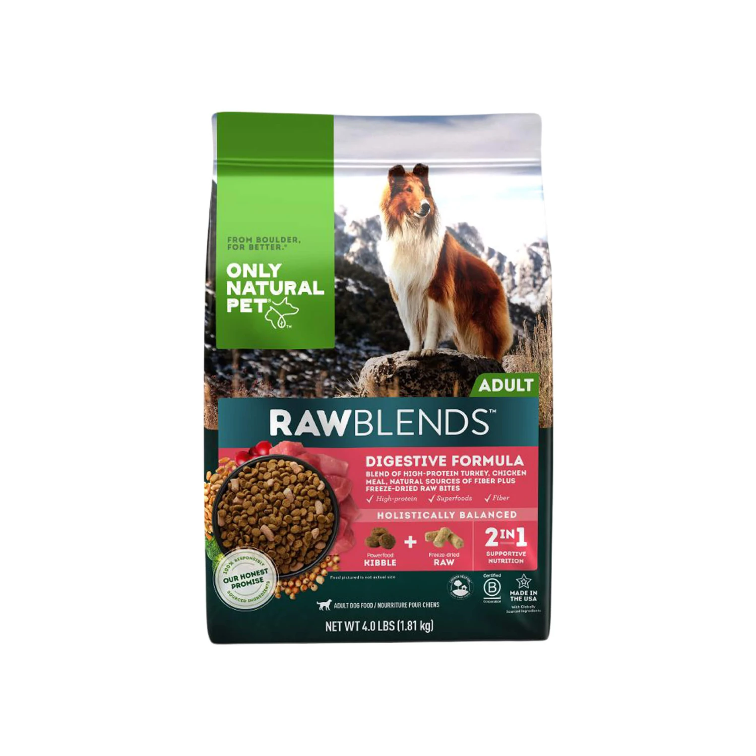 Only Natural Pet Raw Blends Digestive Care Dog Food For Sensitive Stomachs 1 Only Natural Pet Raw Blends Digestive Care Dog Food For Sensitive Stomachs
