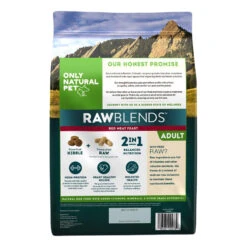 Only Natural Pet Raw Blends Red Meat Feast Raw Grain Free Dog Food -Pet Sales Store OnlyNaturalPetRawBlendsRedMeatFeastRawInclusionAdultDryDogFood4lbBackofBag