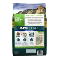 Only Natural Pet Raw Blends Skin And Coat Dog Food -Pet Sales Store OnlyNaturalPetRawBlendsSkin CoatFormulaRawInclusionDryDogFood4lbBackofBag