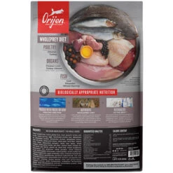 Orijen Grain-Free Dry Dog Food 28 Orijen Grain-Free Dry Dog Food -Pet Sales Store OrijenGrainFreeDryDogFoodFit TrimBackofBag