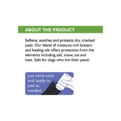 Only Natural Pet Paw Balm Calendula Pad Protector Wax -Pet Sales Store Paw Balm Application