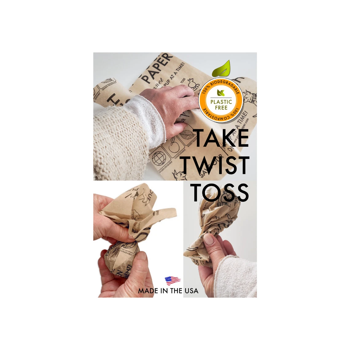 Pooch Paper Compostable & Biodegradable Dog Waste Sheets 4 Pooch Paper Compostable & Biodegradable Dog Waste Sheets - Image 4