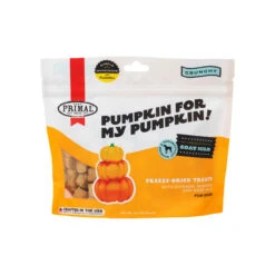 Primal Pet Foods Freeze-Dried Dog Treats -Pet Sales Store PrimalPetFoodsFreeze DriedDogTreatsPumpkinformyPumpkinNewClearFront