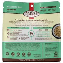 Primal Pet Foods Pronto Freeze-Dried Raw Dog Food -Pet Sales Store PrimalPetFoodsProntoFreezeDriedRawDogFoodChicken16ozBackofBag