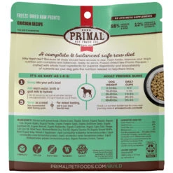 Primal Pet Foods Pronto Freeze-Dried Raw Dog Food -Pet Sales Store PrimalPetFoodsProntoFreezeDriedRawDogFoodChicken25ozBackofBag