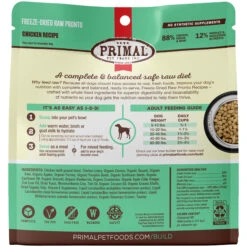 Primal Pet Foods Pronto Freeze-Dried Raw Dog Food -Pet Sales Store PrimalPetFoodsProntoFreezeDriedRawDogFoodChicken7ozBackofBag