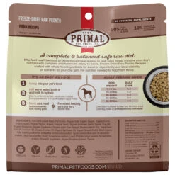 Primal Pet Foods Pronto Freeze-Dried Raw Dog Food -Pet Sales Store PrimalPetFoodsProntoFreezeDriedRawDogFoodPork16ozBackofBag