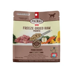 Primal Pet Foods Pronto Freeze-Dried Raw Dog Food -Pet Sales Store PrimalPetFoodsProntoFreezeDriedRawDogFoodPork25oz