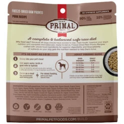 Primal Pet Foods Pronto Freeze-Dried Raw Dog Food -Pet Sales Store PrimalPetFoodsProntoFreezeDriedRawDogFoodPork25ozBackofBag