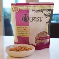 Steve's Real Food Cat Quest Freeze Dried -Pet Sales Store Quest FD Beef Bag Bowl Landscape 2 scaled 1
