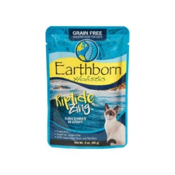 Earthborn Holistic Grain-Free Wet Cat Food Pouches -Pet Sales Store Riptide Zing Cat 3 oz Pouch Front