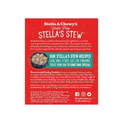 Stella & Chewy's Stew Wet Food For Dogs Case Of 12 -Pet Sales Store S C CageFreeMedleyStew Back