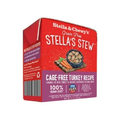 Stella & Chewy's Stew Wet Food For Dogs Case Of 12 -Pet Sales Store S C CageFreeTurkey Front
