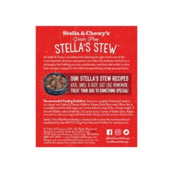 Stella & Chewy's Stew Wet Food For Dogs Case Of 12 -Pet Sales Store S C RedMeatMedleyStew Back