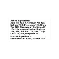 Only Natural Pet Skin & Itch Homeopathic Remedy -Pet Sales Store Skin Itch Homeopathic Ingredients