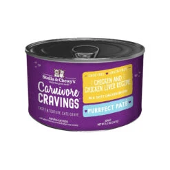 Stella & Chewy's Carnivore Cravings Purrfect Pate Chicken & Chicken Liver Wet Cat Food 6 Stella & Chewy's Carnivore Cravings Purrfect Pate Chicken & Chicken Liver Wet Cat Food -Pet Sales Store Stella Chewy sCarnCravPurrPateChicken ChickenLiver5.2ozCan