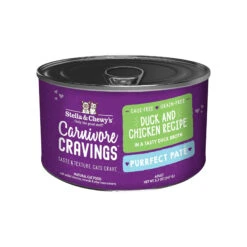 Stella & Chewy's Carnivore Cravings Purrfect Pate Duck & Chicken Wet Cat Food -Pet Sales Store Stella Chewy sCarnCravPurrPateDuck Chicken5.2ozCan