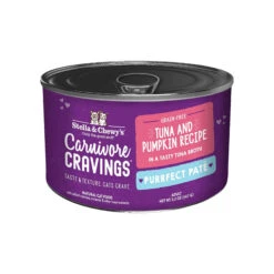 Stella & Chewy's Carnivore Cravings Purrfect Pate Tuna & Pumpkin Wet Cat Food 6 Stella & Chewy's Carnivore Cravings Purrfect Pate Tuna & Pumpkin Wet Cat Food -Pet Sales Store Stella Chewy sCarnCravPurrPateTuna Pumpkin5.2ozCan