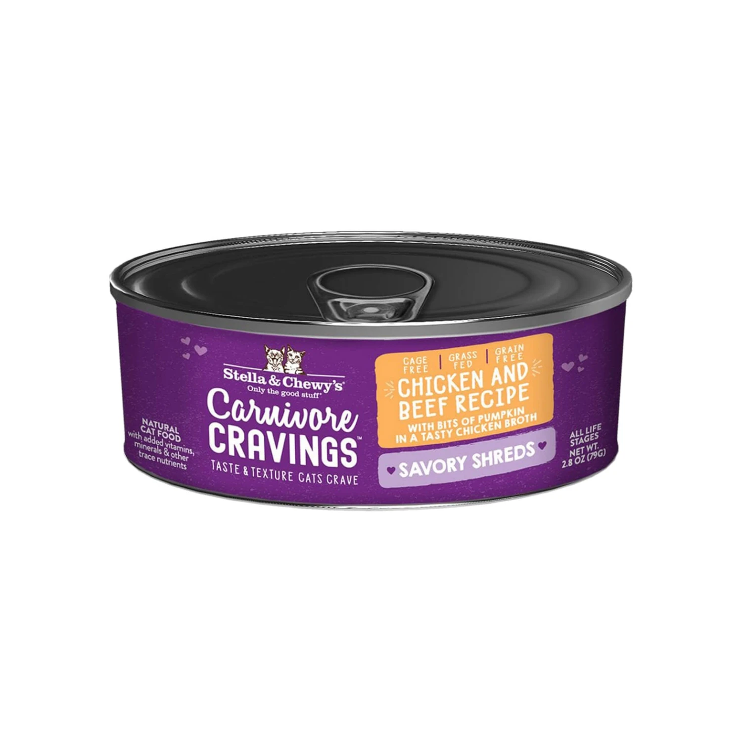 Stella & Chewy's Carnivore Cravings Savory Shreds Chicken & Beef Wet Cat Food 1 Stella & Chewy's Carnivore Cravings Savory Shreds Chicken & Beef Wet Cat Food