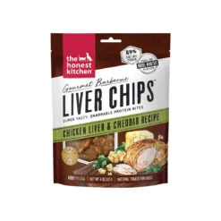The Honest Kitchen Gourmet Barbecue Liver Chips 4 Oz Treats For Dogs -Pet Sales Store THK LiverChips Chicken Front