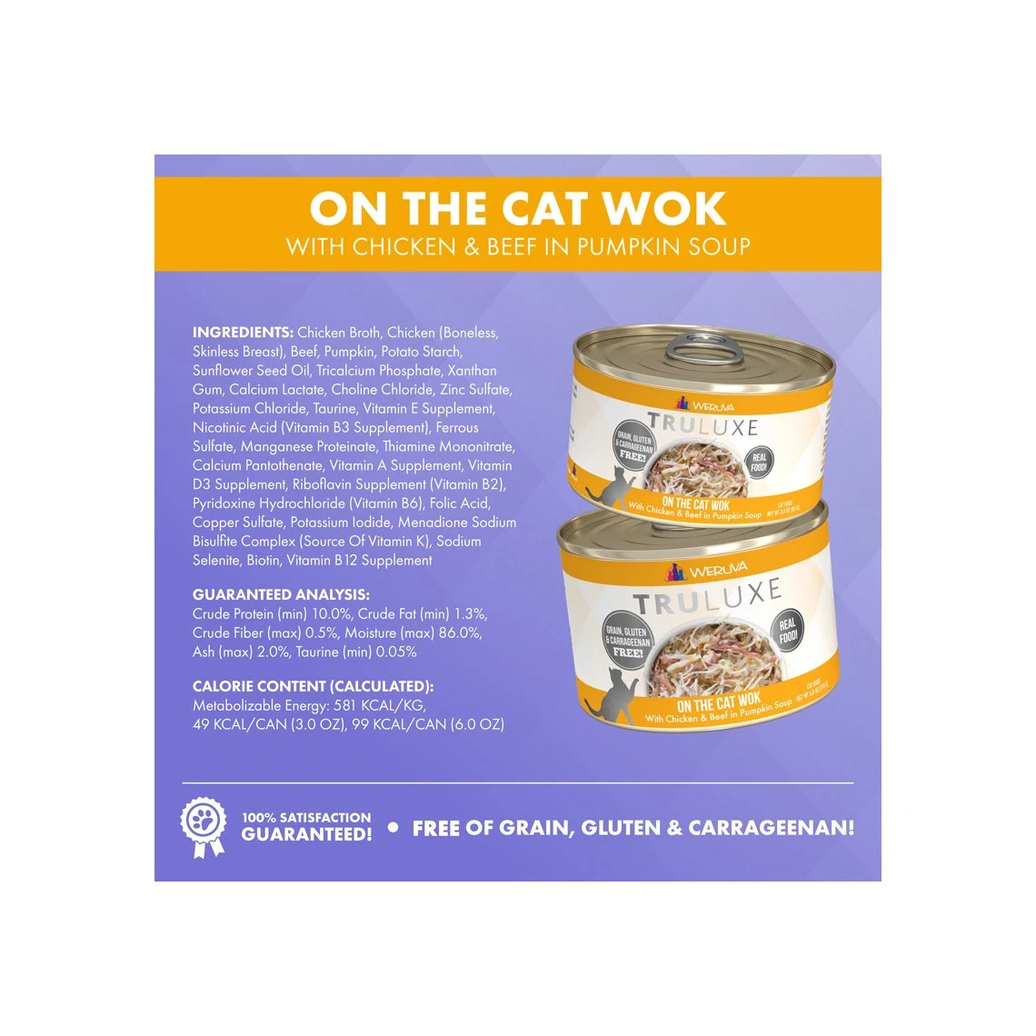 Weruva Truluxe Grain-Free Canned Cat Food 10 Weruva Truluxe Grain-Free Canned Cat Food - Image 10
