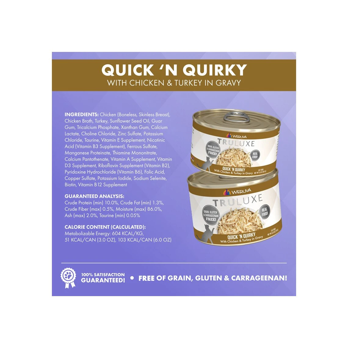 Weruva Truluxe Grain-Free Canned Cat Food 16 Weruva Truluxe Grain-Free Canned Cat Food - Image 16