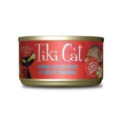 Tiki Cat Grill Canned Shredded Stew Cat Food -Pet Sales Store TikiCat Sardine 2.8oz Front
