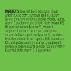 Tiki Cat Grill Canned Shredded Stew Cat Food -Pet Sales Store TikiCat TunaCrabSurimi 2.8oz Info1