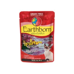 Earthborn Holistic Grain-Free Wet Cat Food Pouches -Pet Sales Store Upstream Grille Cat 3 oz Pouch Front