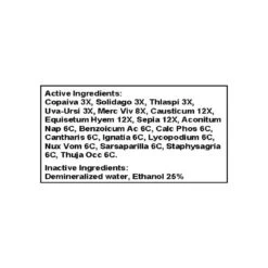 Only Natural Pet Urinary Tract Homeopathic Remedy -Pet Sales Store Urinary Tract Homeopathic Ingredients