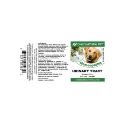 Only Natural Pet Urinary Tract Homeopathic Remedy -Pet Sales Store Urinary Tract Homeopathic Label
