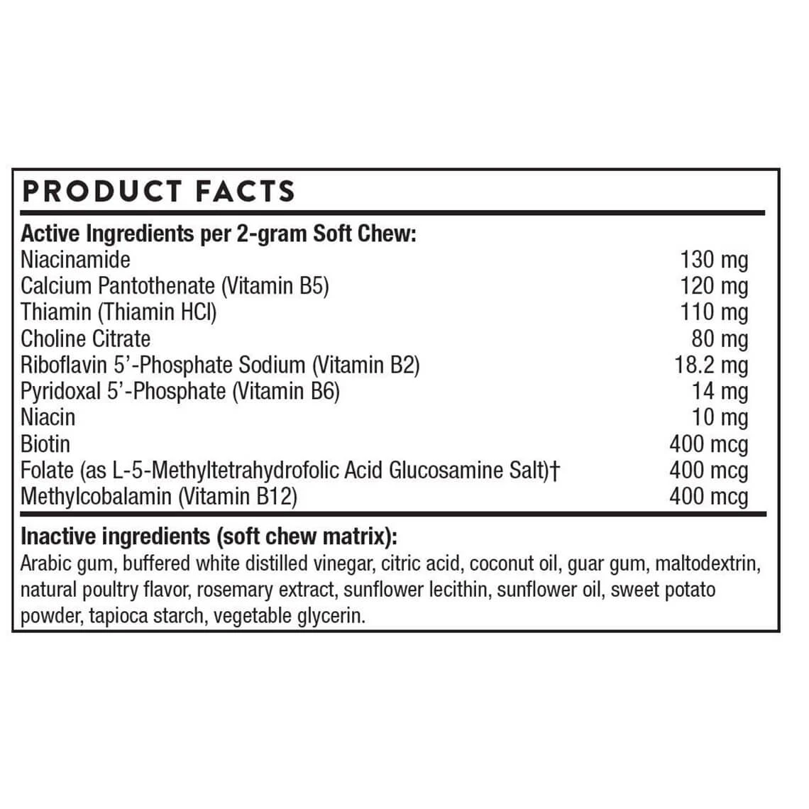 Thorne Research Basic B ComplexVET 3 Thorne Research Basic B ComplexVET - Image 3