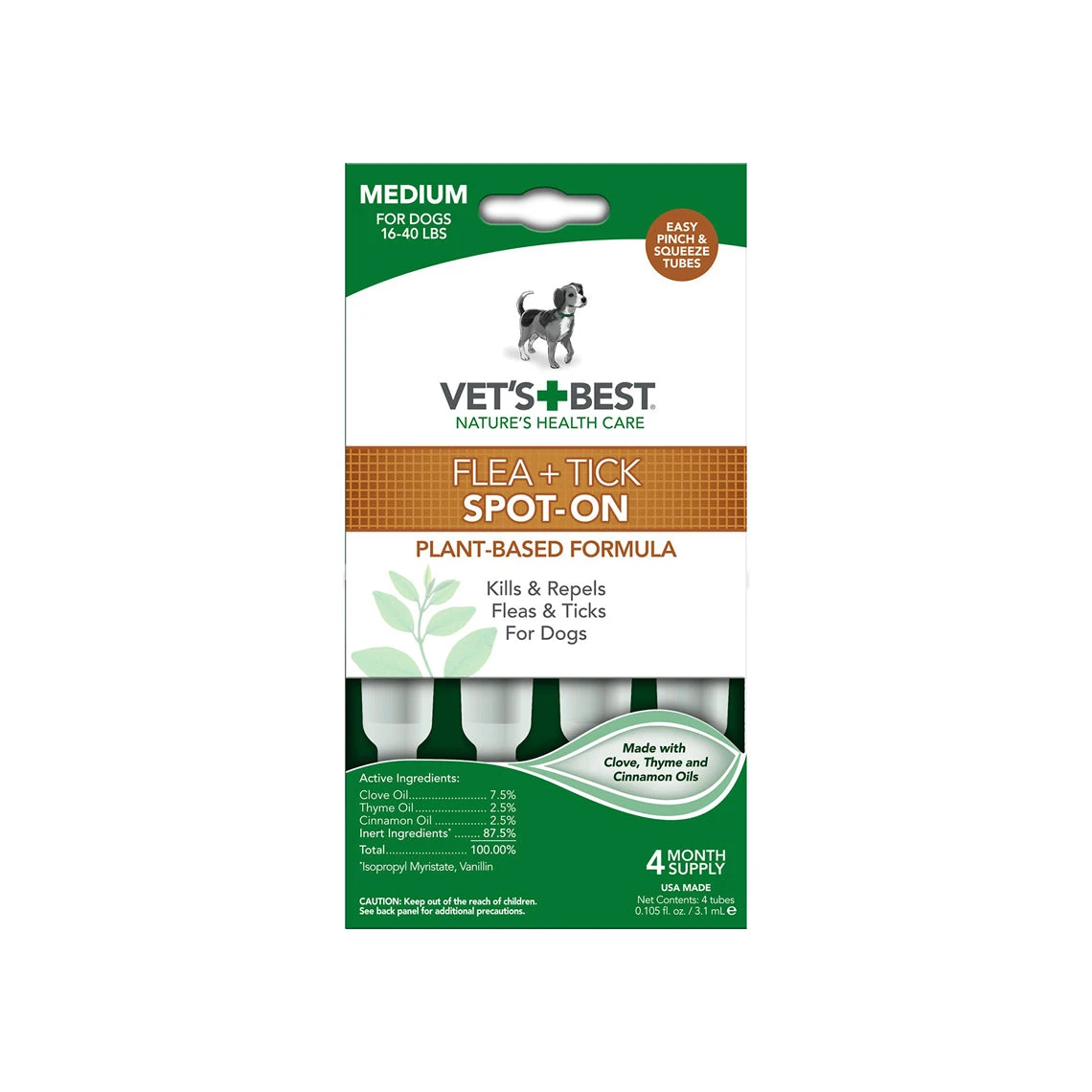 Vet's Best Flea & Tick Drops For Dogs 2 Vet's Best Flea & Tick Drops For Dogs - Image 2