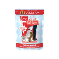 Weruva Dogs In The Kitchen Wet Dog Food -Pet Sales Store WeruvaDogsintheKitchenWetDogFoodTheDoubleDipwithBeef WildCaughtSalmonAuJus